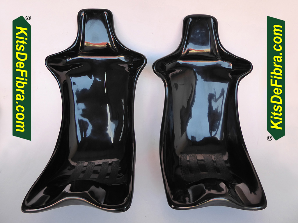 asientos baquet fibra de vidrio